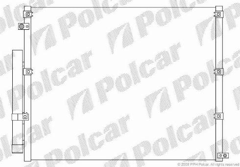 Polcar 8179K8C3 - Kondensators, Gaisa kond. sistēma www.autospares.lv