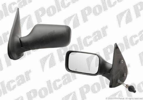 Polcar 3005521E - Ārējais atpakaļskata spogulis www.autospares.lv