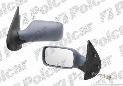 Polcar 3005512E - Ārējais atpakaļskata spogulis www.autospares.lv