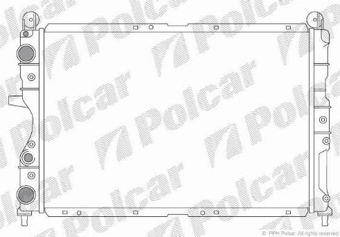 Polcar 3026083X - Radiators, Motora dzesēšanas sistēma www.autospares.lv