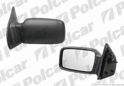 Polcar 3214521M - Ārējais atpakaļskata spogulis www.autospares.lv