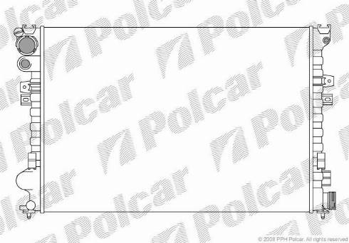 Polcar 238008-2 - Radiators, Motora dzesēšanas sistēma www.autospares.lv