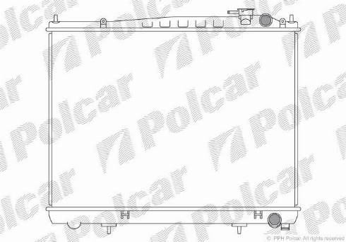 Polcar 276908A1 - Radiators, Motora dzesēšanas sistēma www.autospares.lv