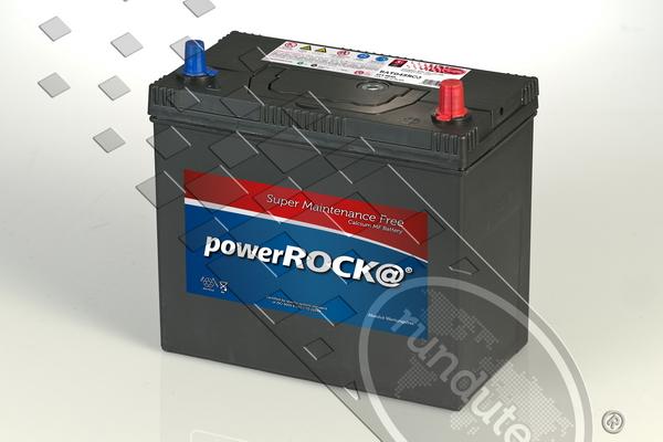 PowerROCK BAT045RCJ - Startera akumulatoru baterija www.autospares.lv