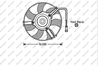 Prasco AD017F001 - Ventilators, Motora dzesēšanas sistēma www.autospares.lv