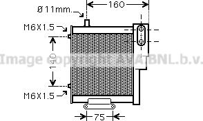 Prasco AI3265 - Eļļas radiators, Automātiskā pārnesumkārba www.autospares.lv