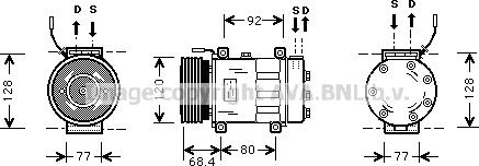 Prasco ALK103 - Kompresors, Gaisa kond. sistēma www.autospares.lv