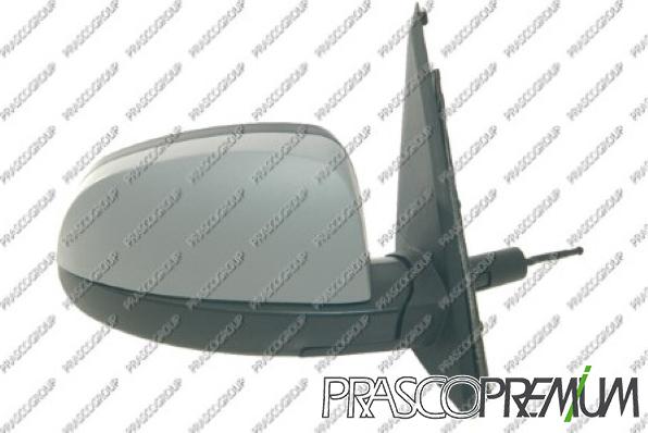 Prasco OP3507123P - Ārējais atpakaļskata spogulis www.autospares.lv