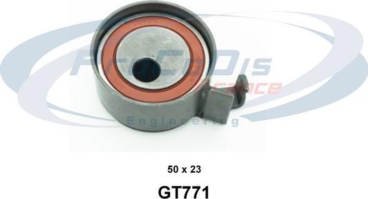 Procodis France GT771 - Spriegotājrullītis, Gāzu sadales mehānisma piedziņas siksna www.autospares.lv