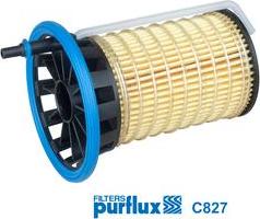 Purflux C827 - Degvielas filtrs www.autospares.lv
