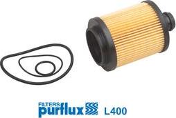 Purflux L400 - Eļļas filtrs www.autospares.lv