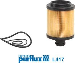 Purflux L417 - Eļļas filtrs www.autospares.lv