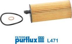 Purflux L471 - Eļļas filtrs www.autospares.lv