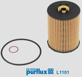 Purflux L1101 - Eļļas filtrs www.autospares.lv
