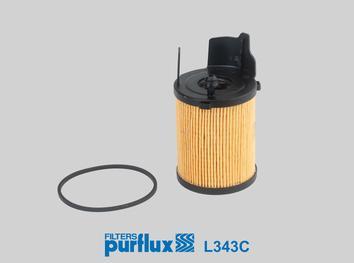 Purflux L343C - Eļļas filtrs www.autospares.lv