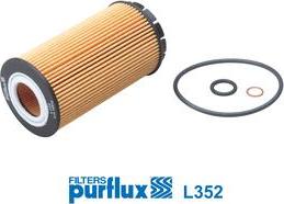 Purflux L352 - Eļļas filtrs www.autospares.lv