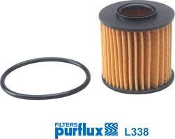 Purflux L338 - Eļļas filtrs www.autospares.lv