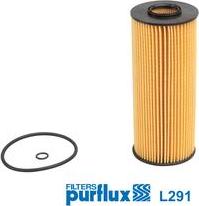 Purflux L291 - Eļļas filtrs www.autospares.lv