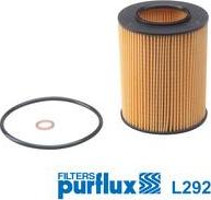 Purflux L292 - Eļļas filtrs www.autospares.lv