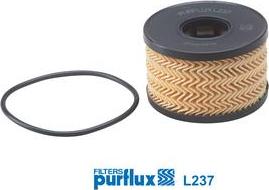 Purflux L237 - Eļļas filtrs www.autospares.lv
