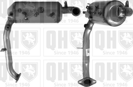 Quinton Hazell QDPF11005H - Nosēdumu / Daļiņu filtrs, Izplūdes gāzu sistēma www.autospares.lv