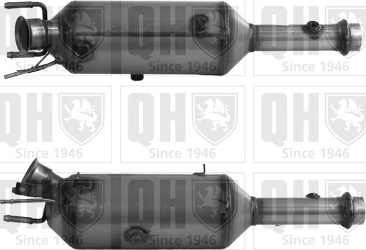 Quinton Hazell QDPF11003H - Nosēdumu / Daļiņu filtrs, Izplūdes gāzu sistēma www.autospares.lv