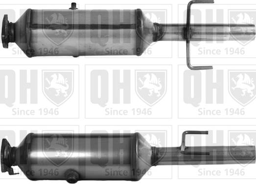 Quinton Hazell QDPF11036H - Nosēdumu / Daļiņu filtrs, Izplūdes gāzu sistēma www.autospares.lv