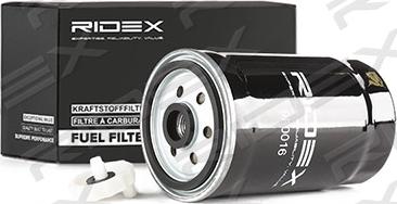 RIDEX 9F0016 - Degvielas filtrs www.autospares.lv