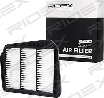 RIDEX 8A0204 - Gaisa filtrs www.autospares.lv