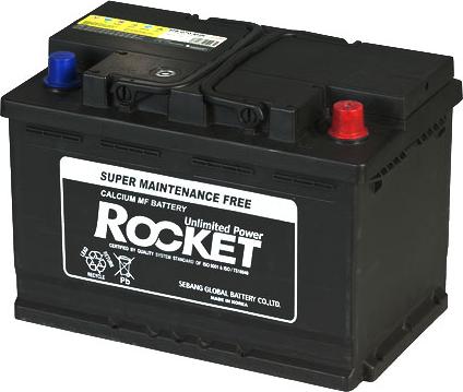 ROCKET EFB070RHN - Startera akumulatoru baterija www.autospares.lv