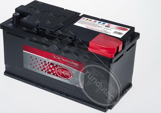 RUTEC RNU095AGM - Startera akumulatoru baterija www.autospares.lv