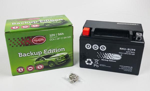 RUTEC RNU-BUP9 - Startera akumulatoru baterija www.autospares.lv