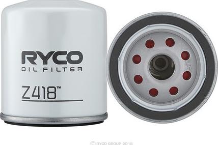 RYCO Z418 - Eļļas filtrs www.autospares.lv