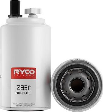 RYCO Z831 - Degvielas filtrs www.autospares.lv