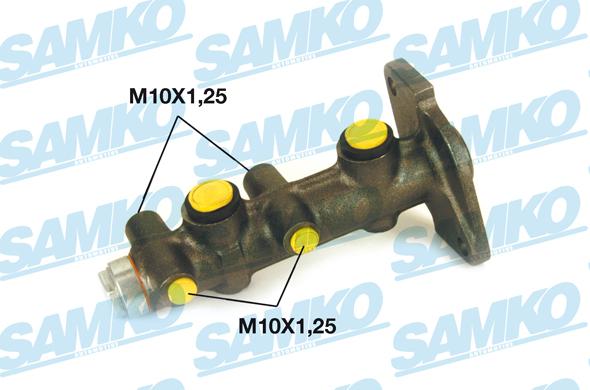 Samko P071292 - Galvenais bremžu cilindrs www.autospares.lv