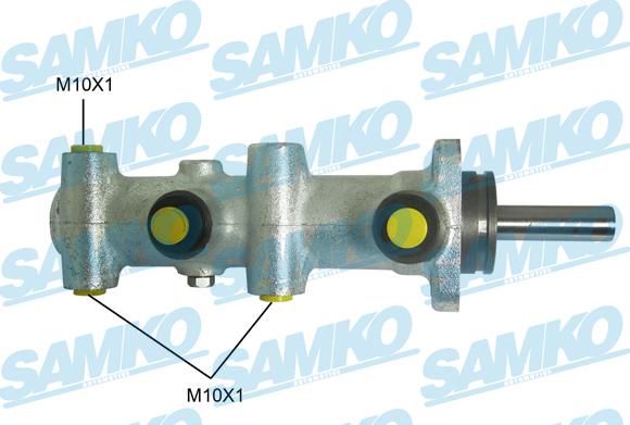Samko P07714 - Galvenais bremžu cilindrs www.autospares.lv