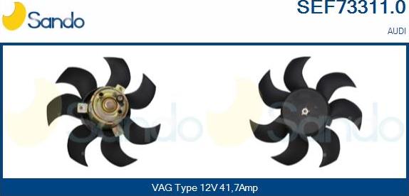 Sando SEF73311.0 - Ventilators, Motora dzesēšanas sistēma www.autospares.lv