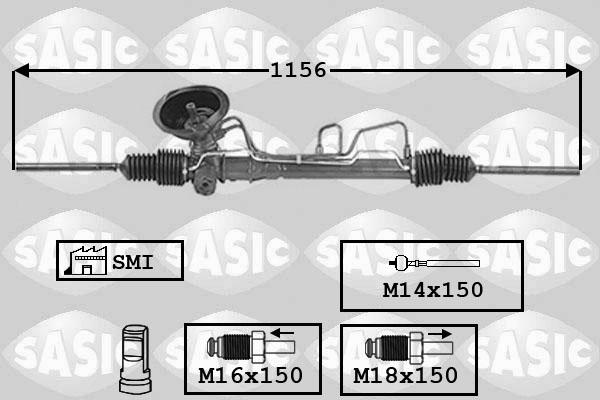 Sasic 7006107 - Stūres mehānisms www.autospares.lv
