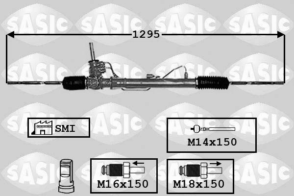Sasic 7174025 - Stūres mehānisms www.autospares.lv