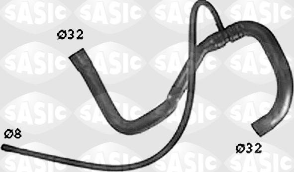 Sasic SWH6802 - Radiatora cauruļvads www.autospares.lv