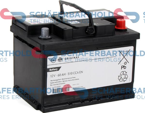 Schferbarthold 415 16 661 01 11 - Startera akumulatoru baterija www.autospares.lv