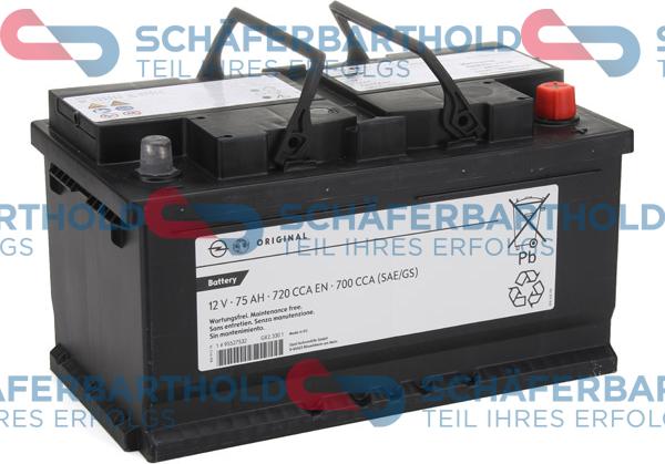 Schferbarthold 415 16 674 01 11 - Startera akumulatoru baterija www.autospares.lv