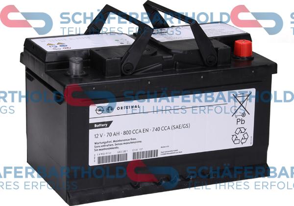 Schferbarthold 415 16 670 01 11 - Startera akumulatoru baterija www.autospares.lv