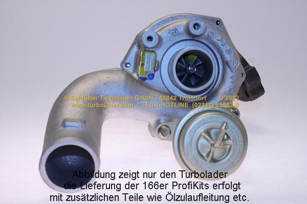 Schlütter Turbolader 166-00915 - Kompresors, Turbopūte www.autospares.lv