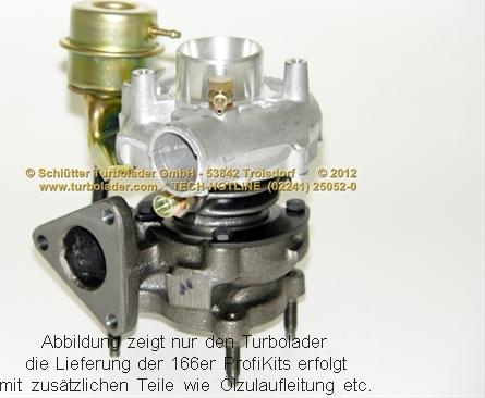 Schlütter Turbolader 166-00500 - Kompresors, Turbopūte www.autospares.lv