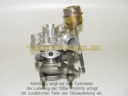 Schlütter Turbolader 166-00580 - Kompresors, Turbopūte www.autospares.lv