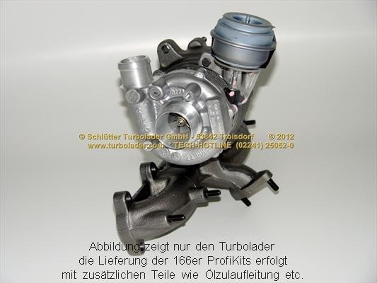 Schlütter Turbolader 166-00070 - Kompresors, Turbopūte www.autospares.lv