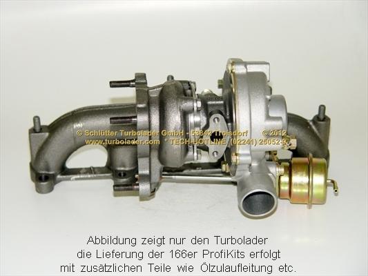 Schlütter Turbolader 166-00020 - Kompresors, Turbopūte www.autospares.lv