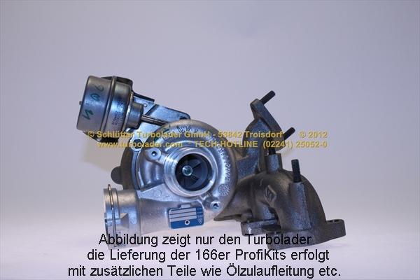 Schlütter Turbolader 166-00301 - Kompresors, Turbopūte www.autospares.lv
