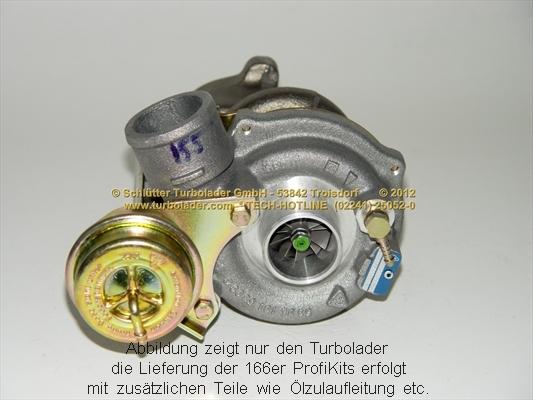 Schlütter Turbolader 166-01130 - Kompresors, Turbopūte www.autospares.lv